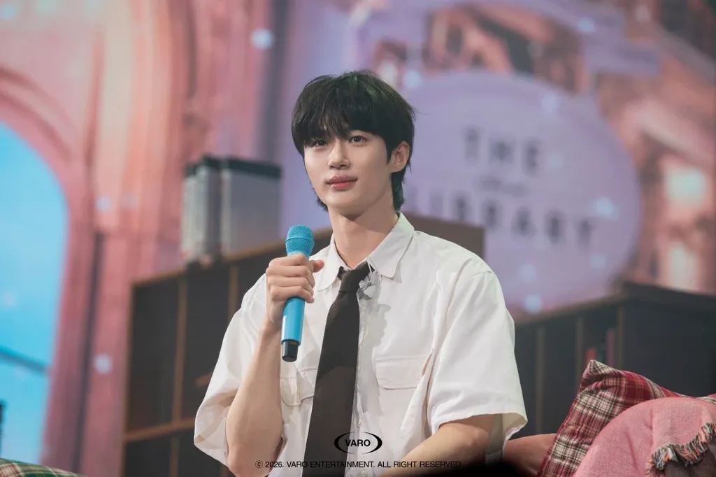 Momen yang diabadikan oleh penggemar Byeon Wooseok
