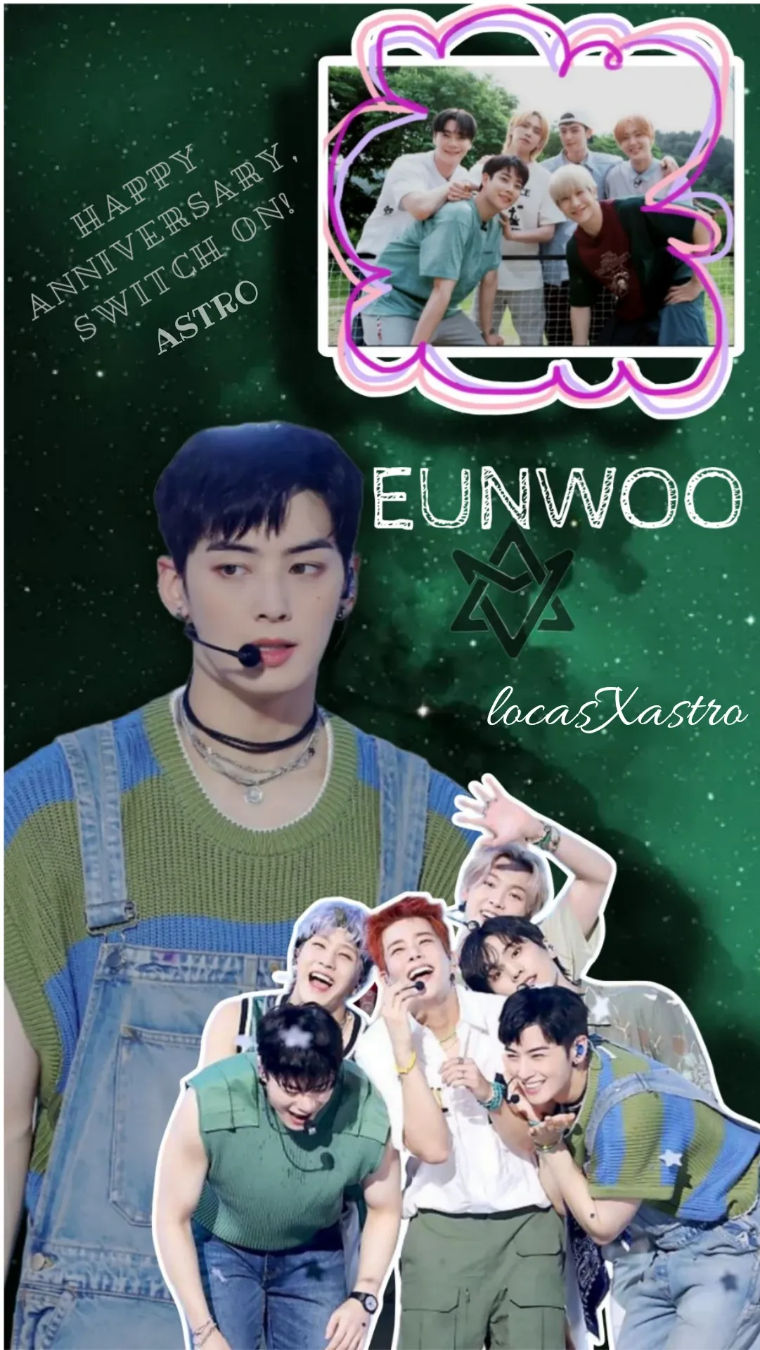 Behind-the-scenes cut of Cha Eunwoo