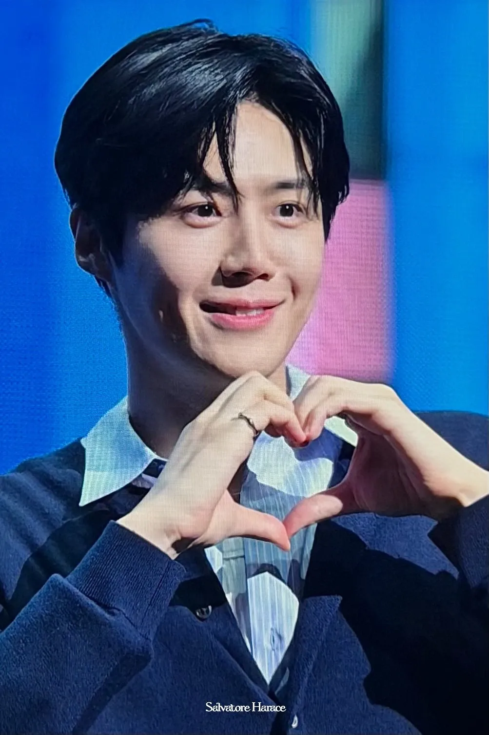 Behind-the-scenes cut of Kim Seonho