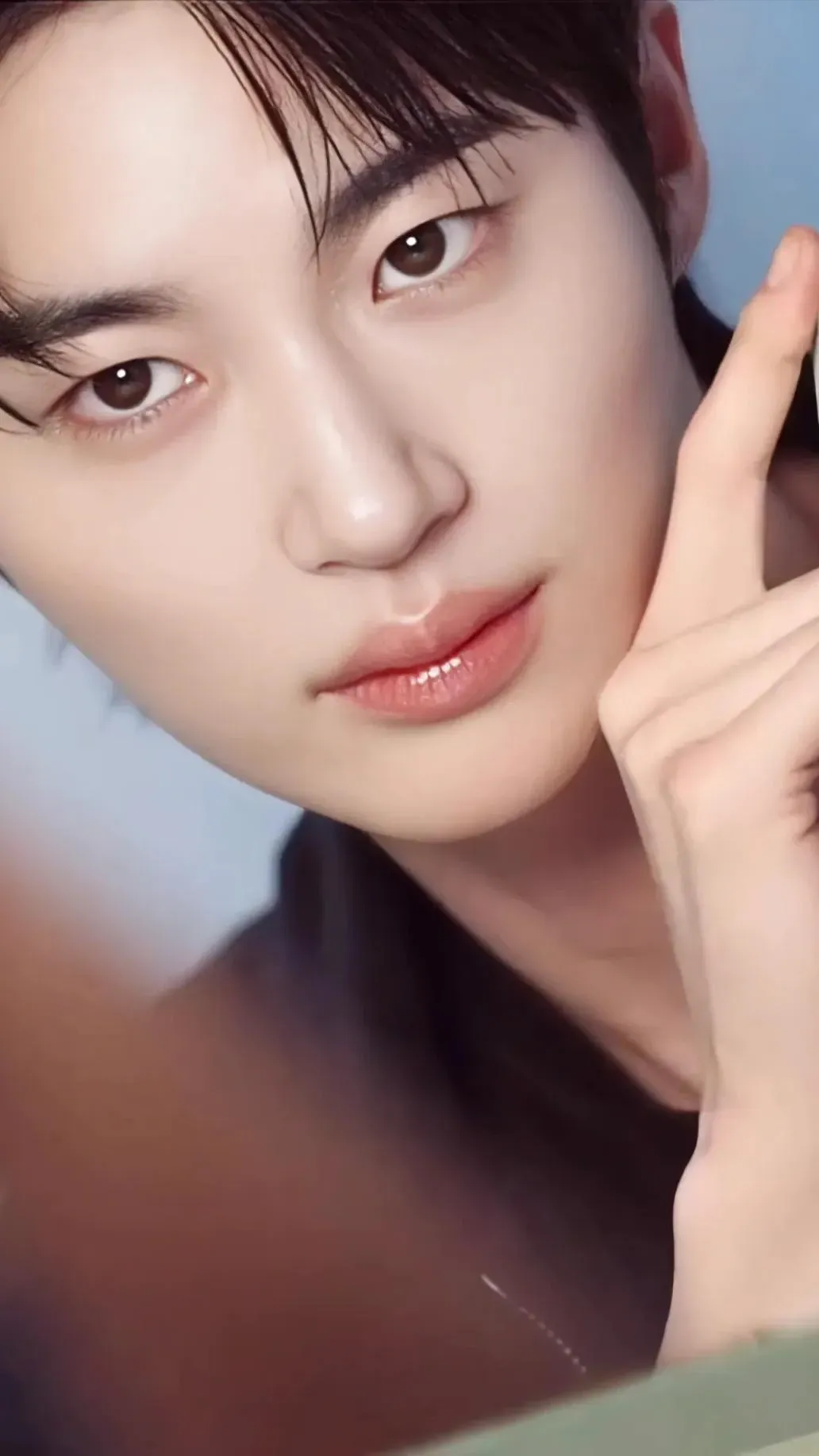 Emotional wallpaper shared by fans for Byeon Wooseok