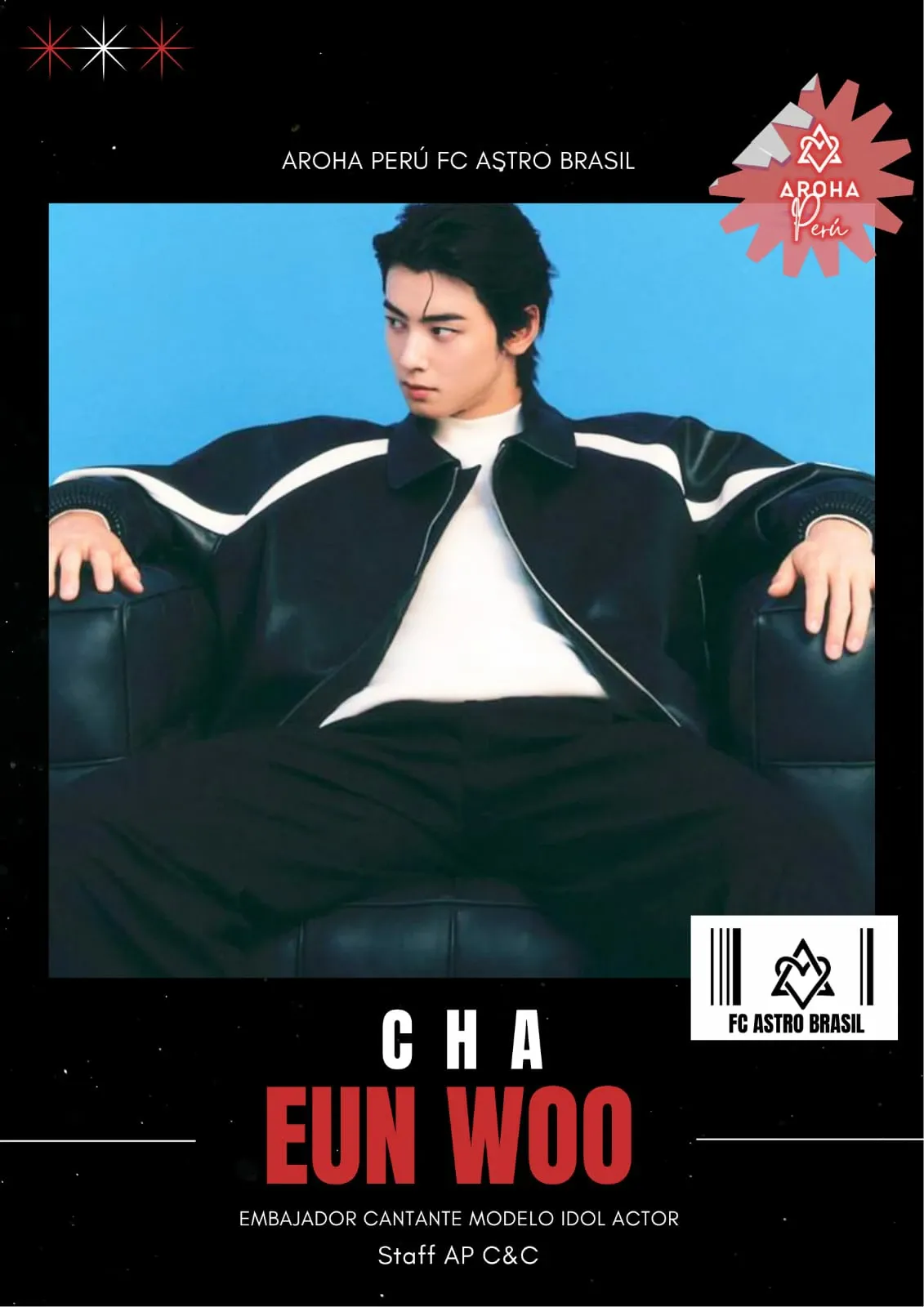 Behind-the-scenes cut of Cha Eunwoo