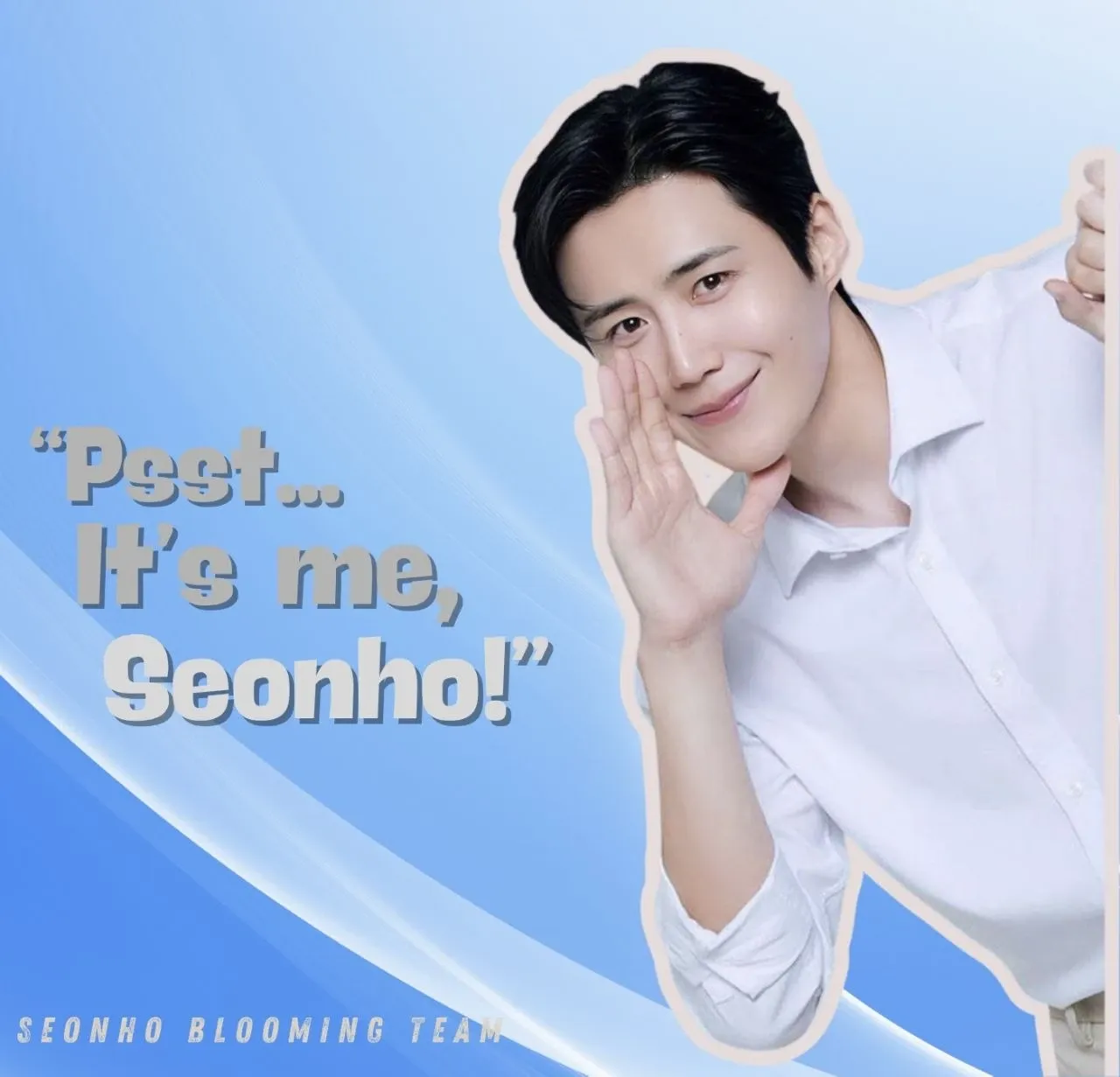 Behind-the-scenes cut of Kim Seonho