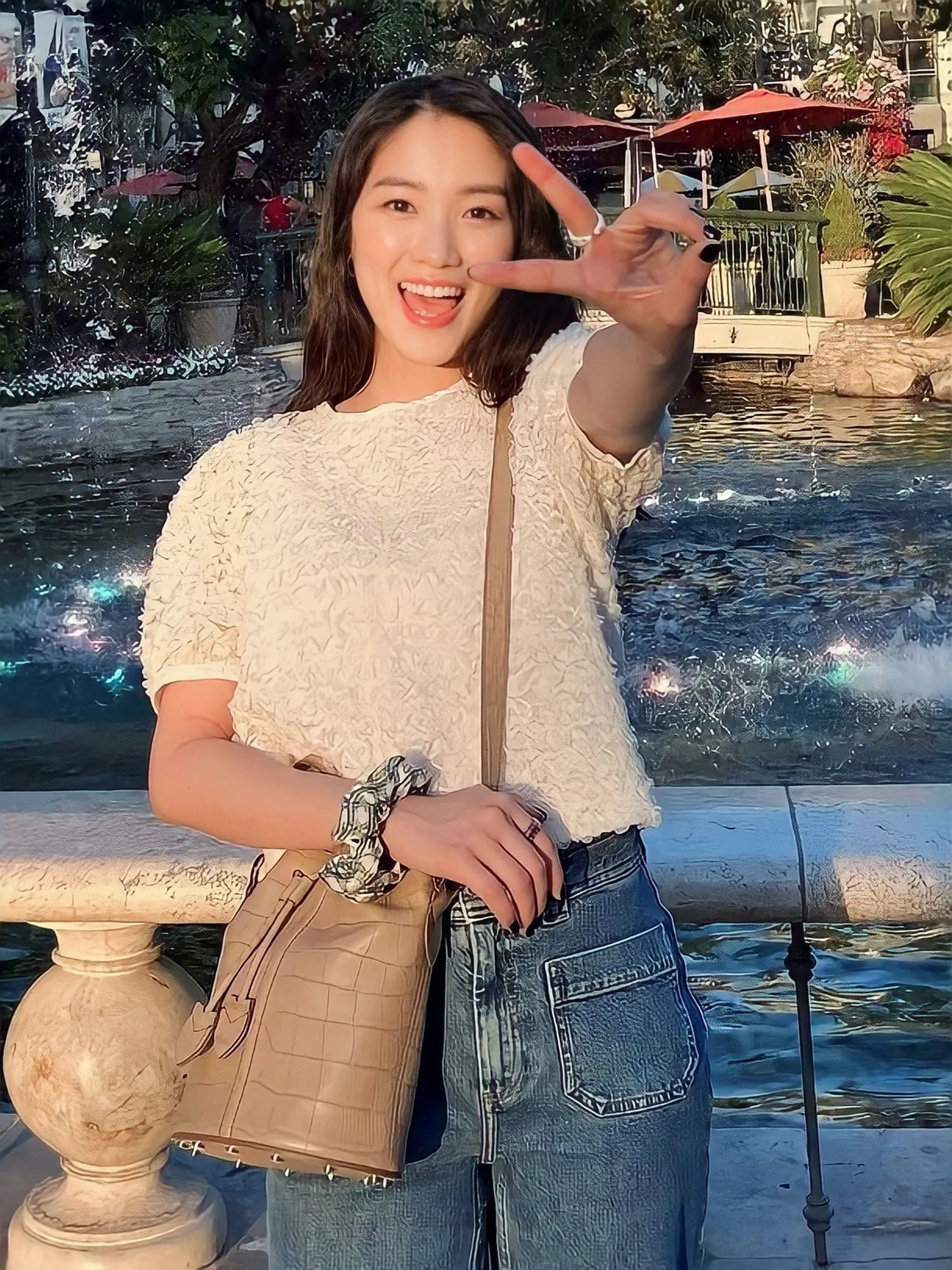 A moment captured by a fan of Kim Hyeyoon