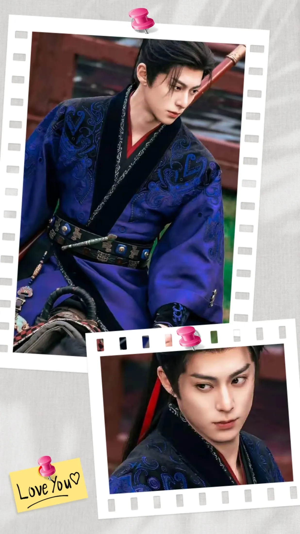 Special wallpaper made by Dylan Wang's fans