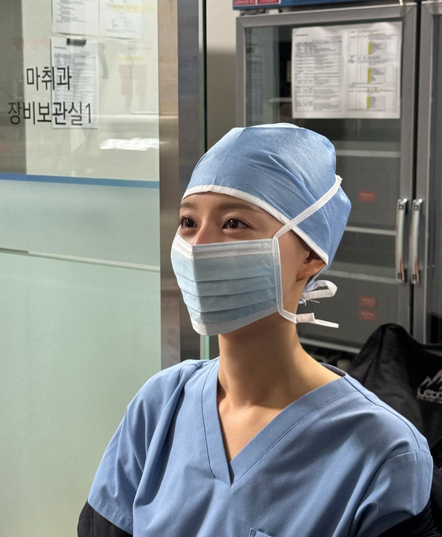 A moment captured by a fan of Kim Jiwon