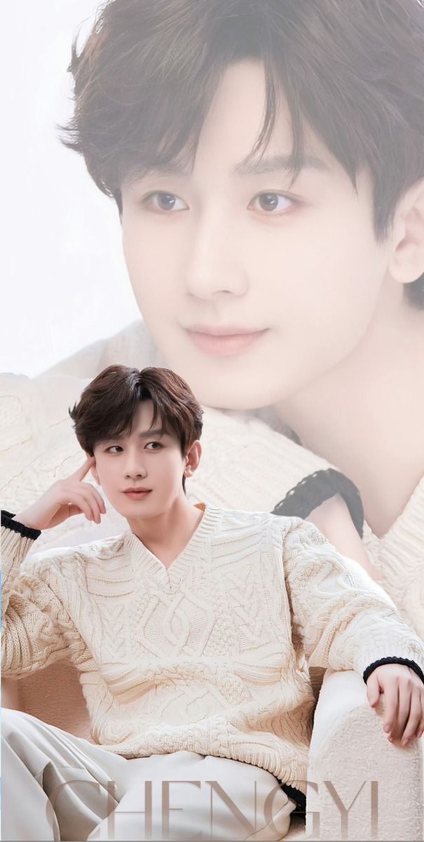 Special wallpaper made by Cheng Yi's fans