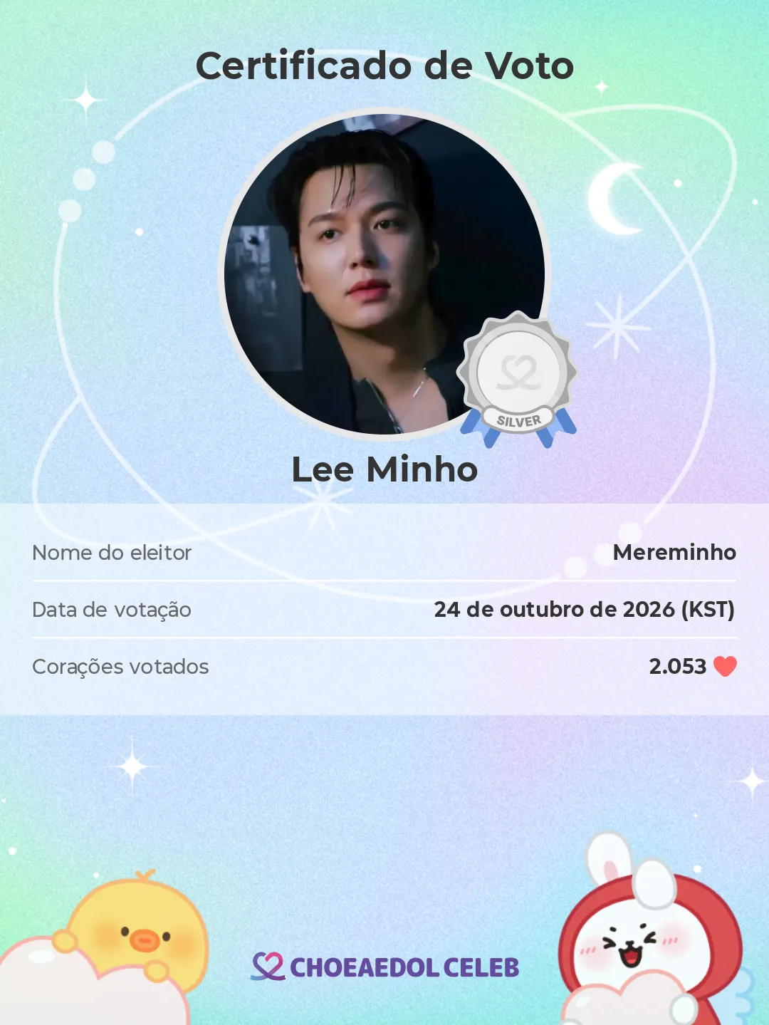 Latest photo of Lee Minho