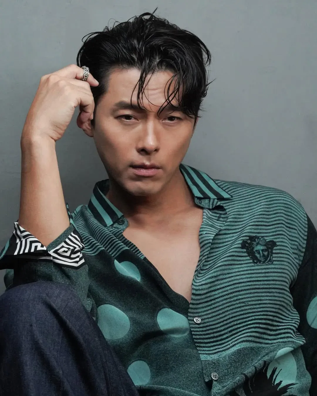 A moment captured by a fan of Hyun Bin
