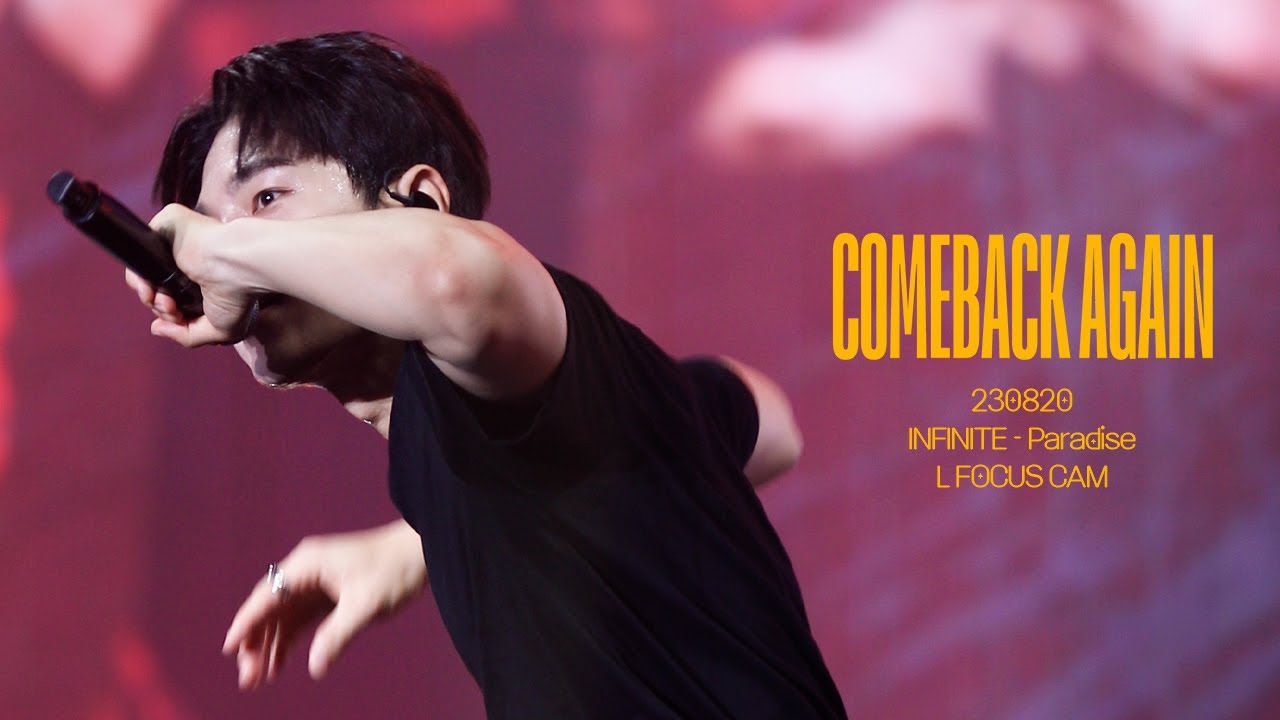 A moment captured by a fan of Kim Myungsoo (L)