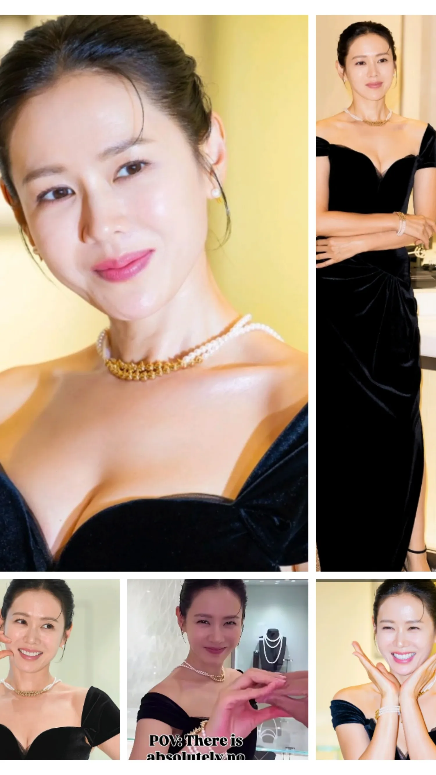 Behind-the-scenes cut of Son Yejin