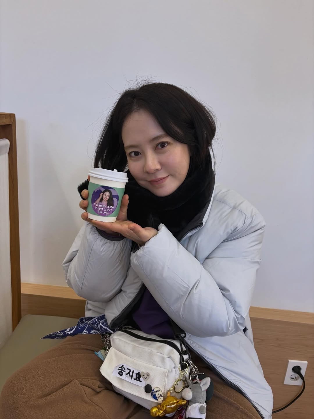 Momen yang diabadikan oleh penggemar Song Jihyo