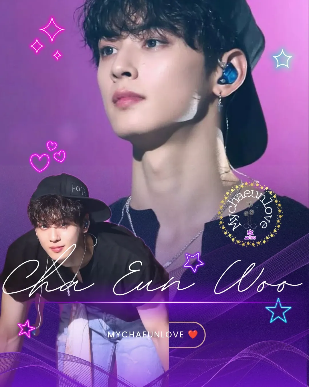 Recent activity shot of Cha Eunwoo