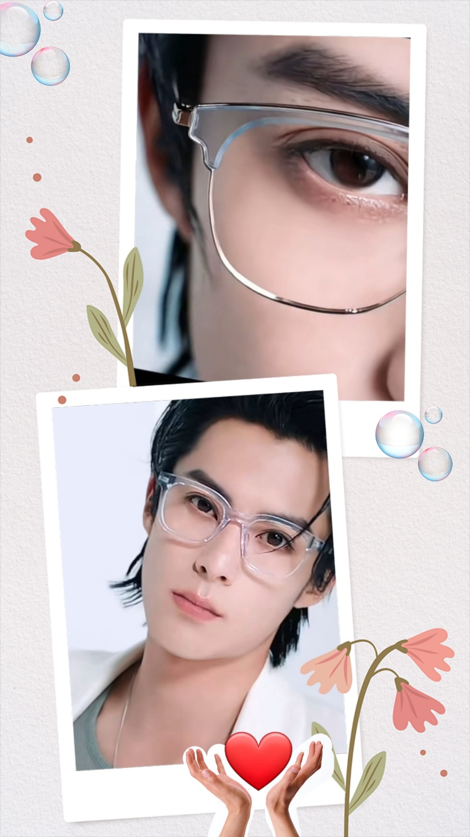 Emotional wallpaper shared by fans for Dylan Wang