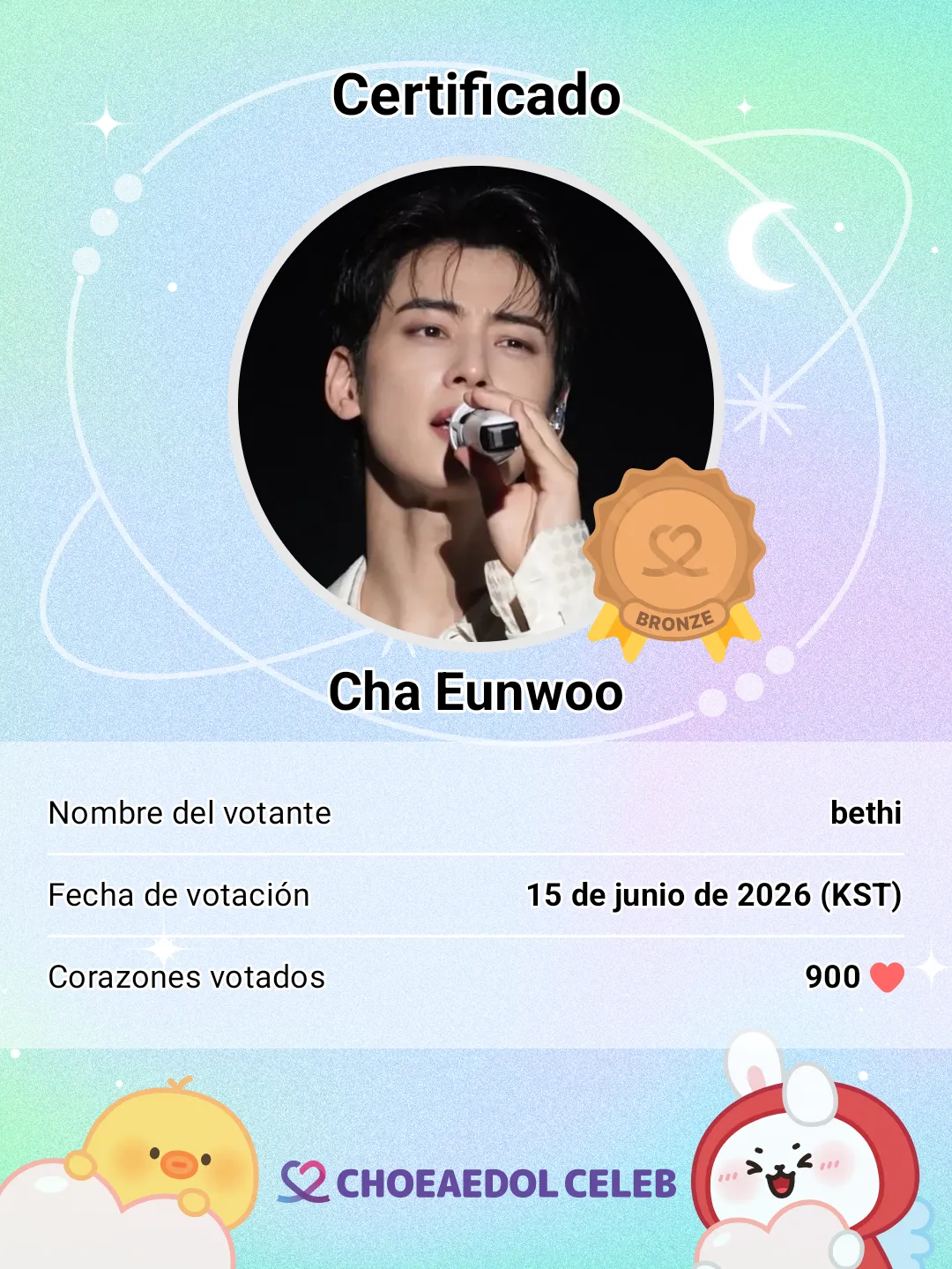 Latest photo of Cha Eunwoo