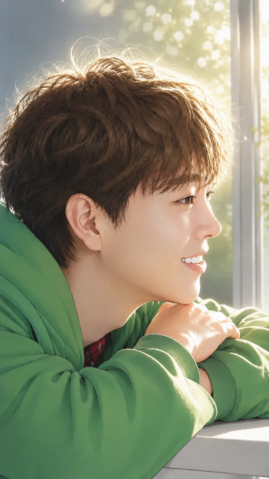 Emotional wallpaper shared by fans for Song Minjun