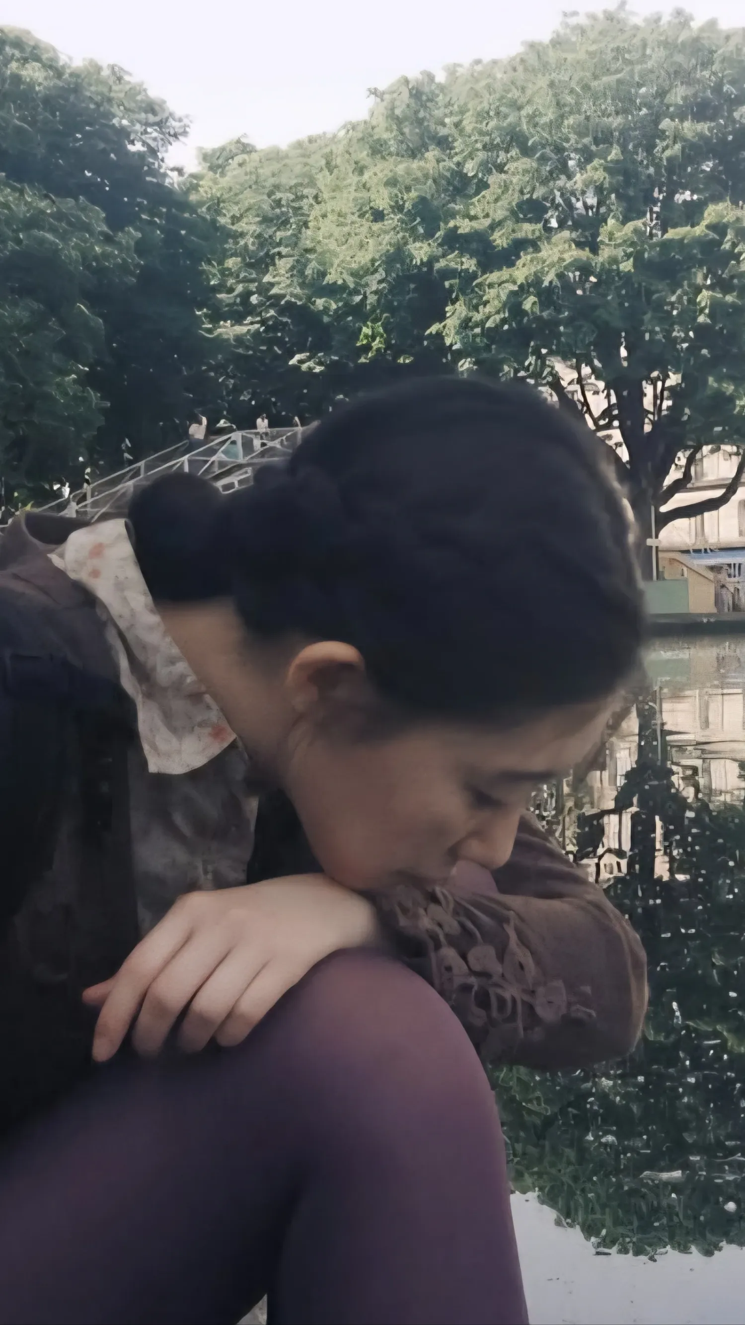 Behind-the-scenes cut of Han Yeji