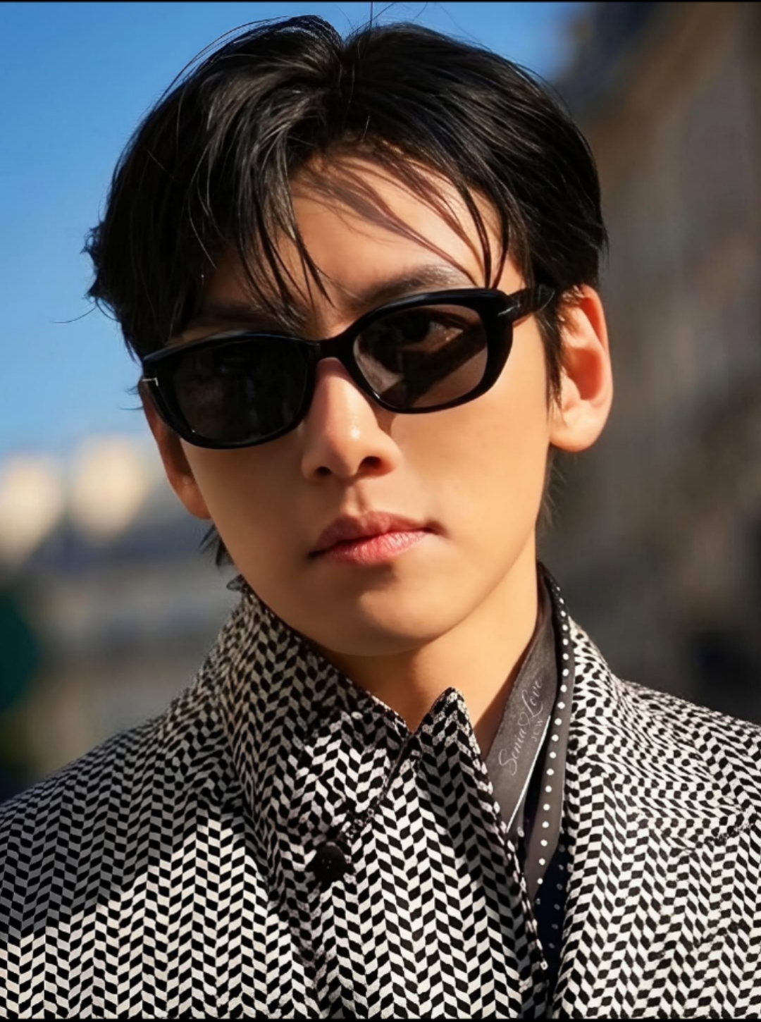 粉丝拍下的池昌旭瞬间