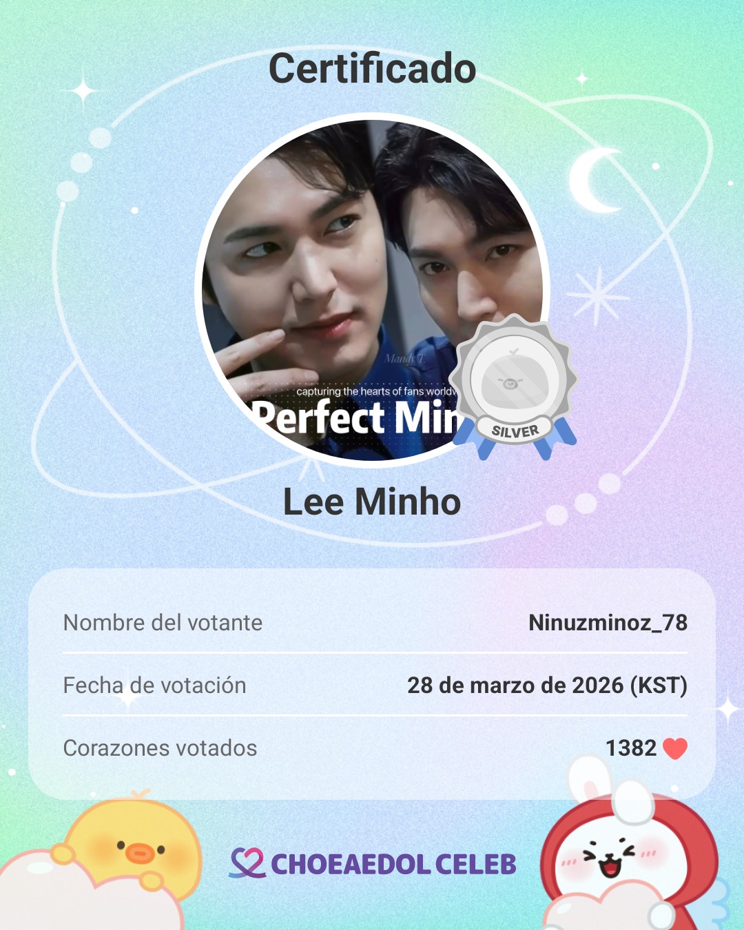 Latest photo of Lee Minho