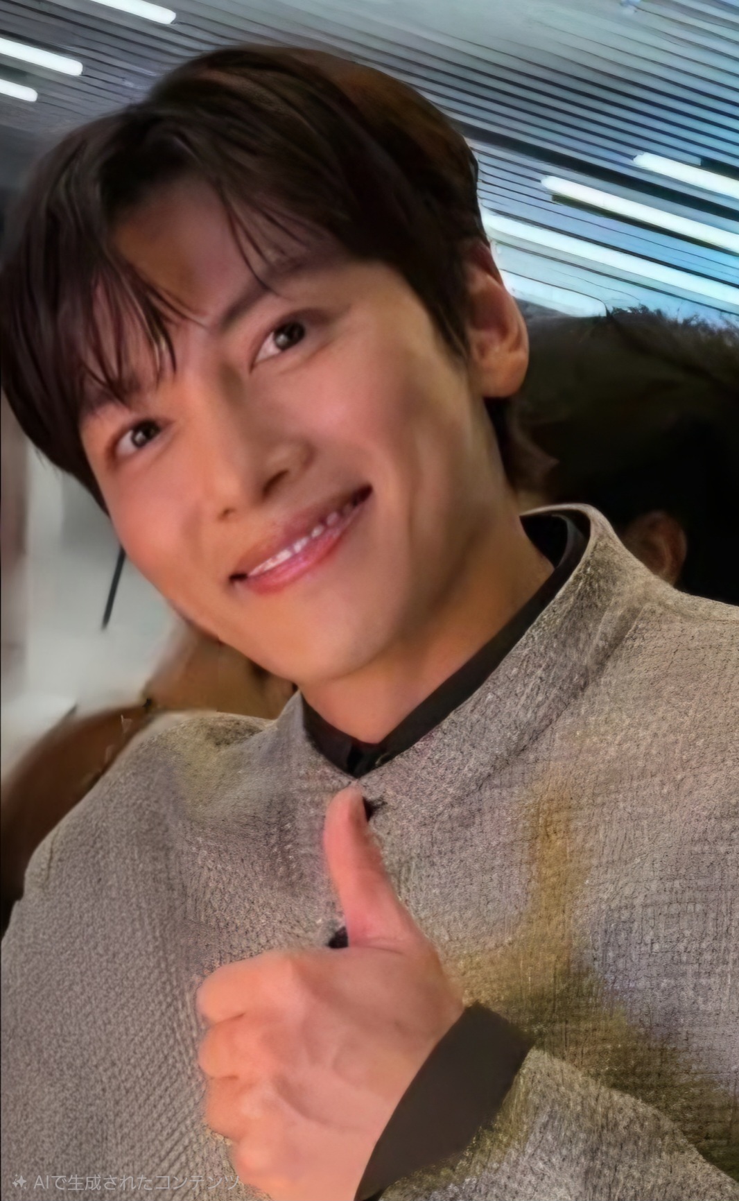 粉丝拍下的池昌旭瞬间