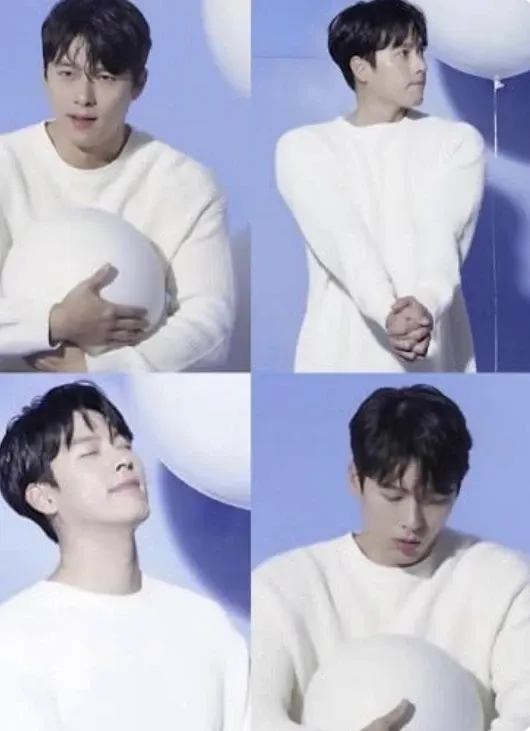Momen yang diabadikan oleh penggemar Hyun Bin