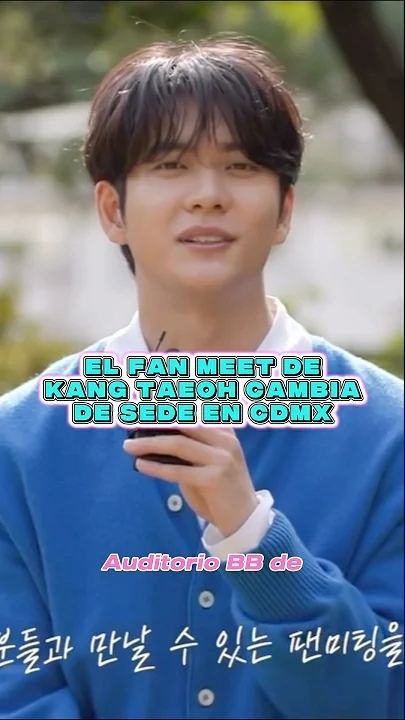 Behind-the-scenes cut of Kang Taeoh