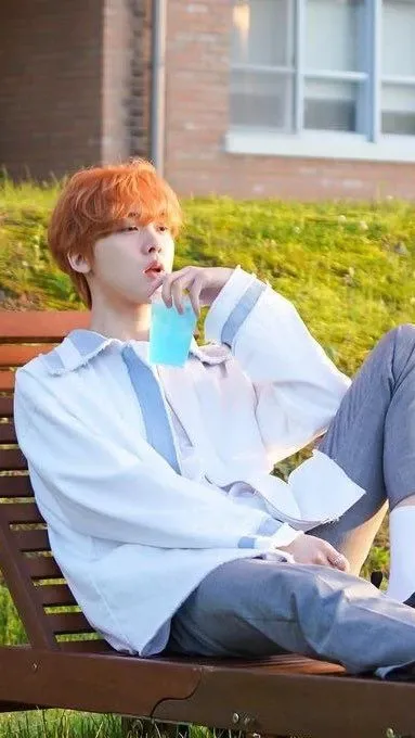 Special wallpaper made by Yoon Sanha's fans