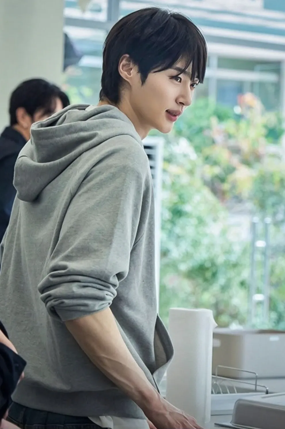 A moment captured by a fan of Byeon Wooseok