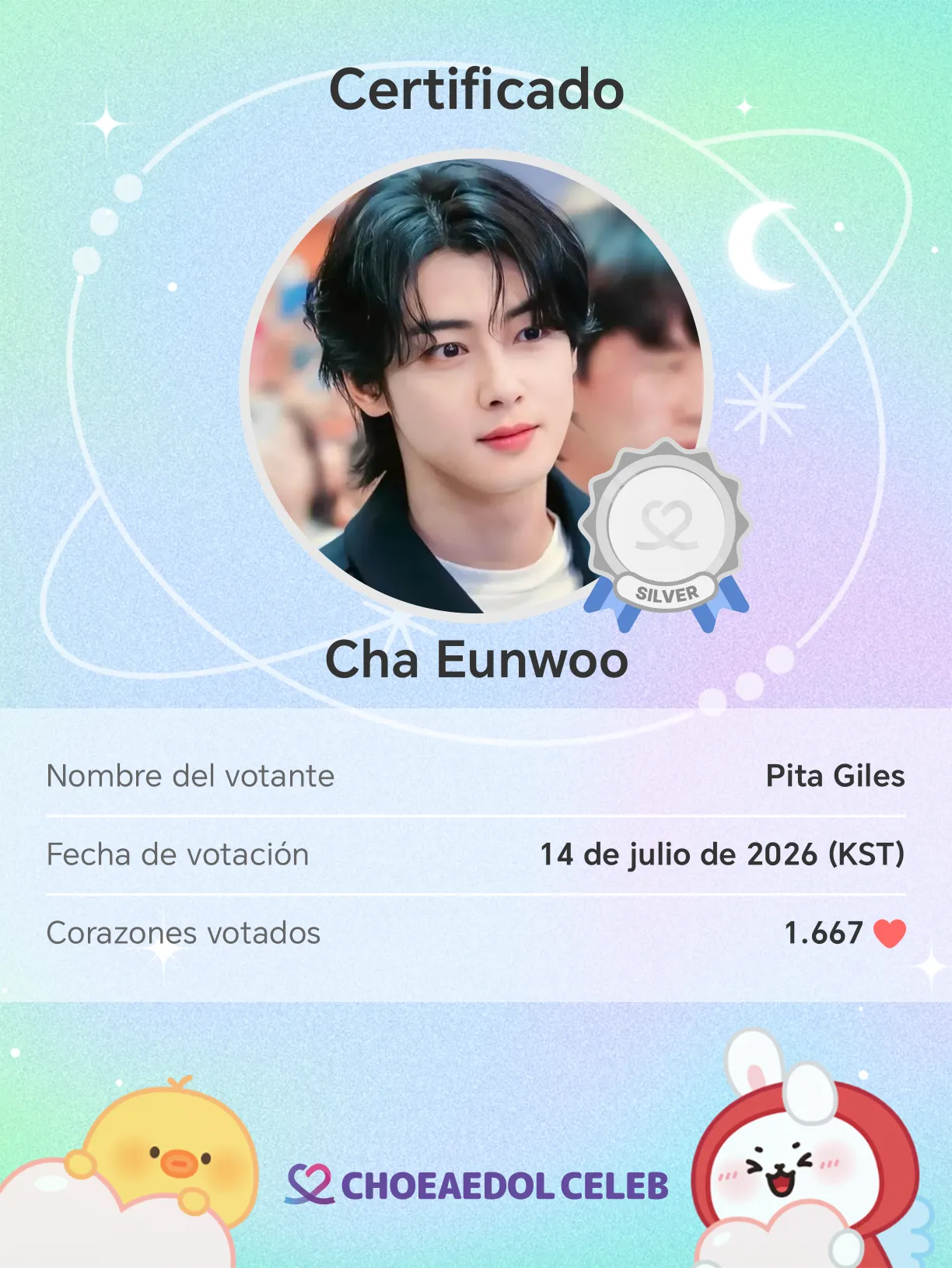 Behind-the-scenes cut of Cha Eunwoo
