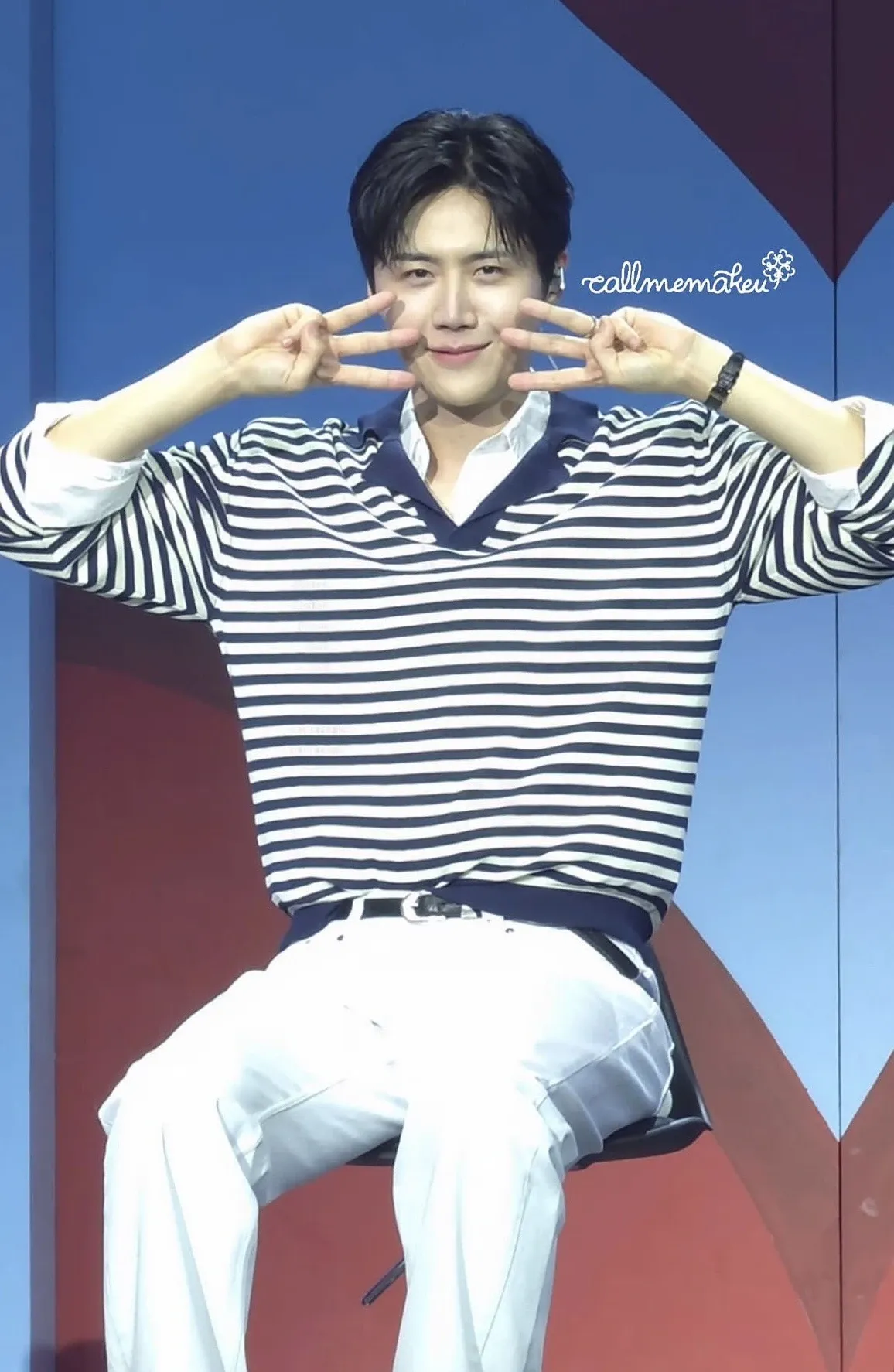 A moment captured by a fan of Kim Seonho