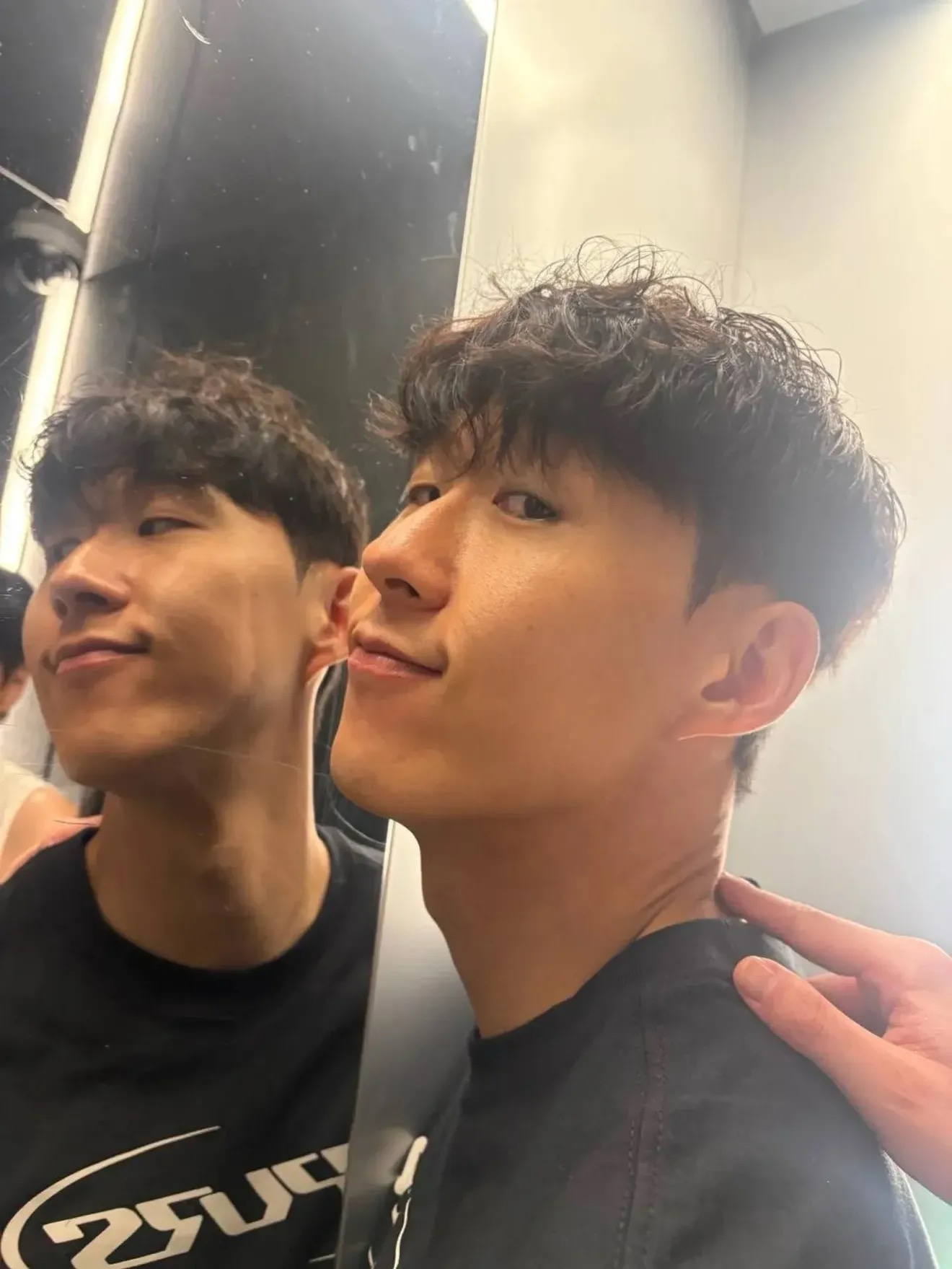 A moment captured by a fan of Son Heungmin