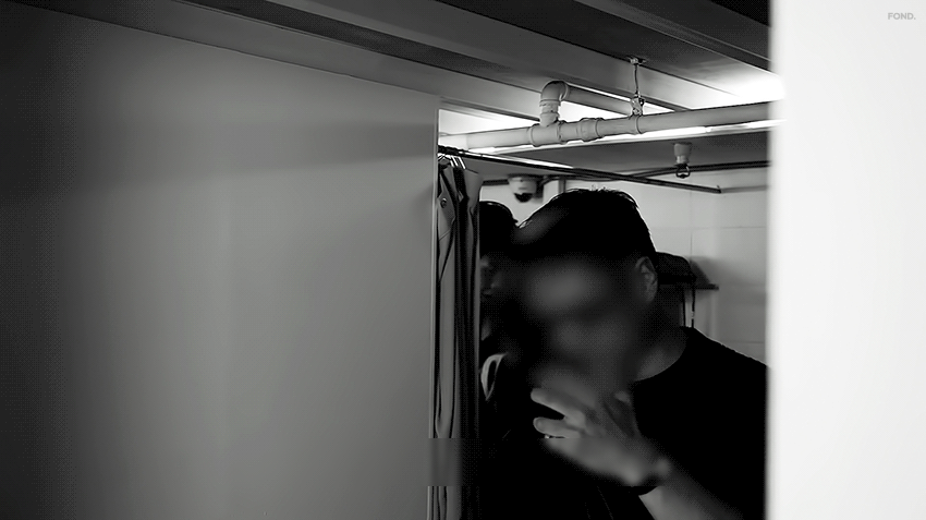 Behind-the-scenes cut of Kim Seonho