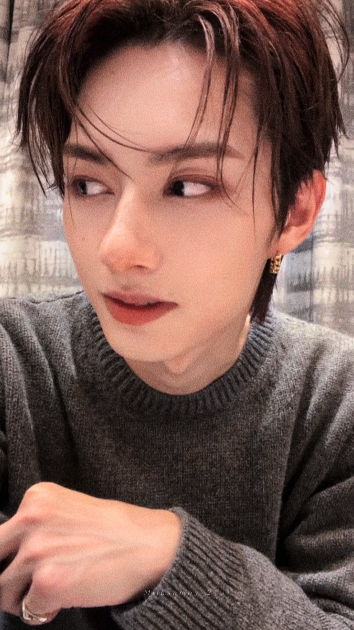 Special wallpaper made by Wen Junhui's fans