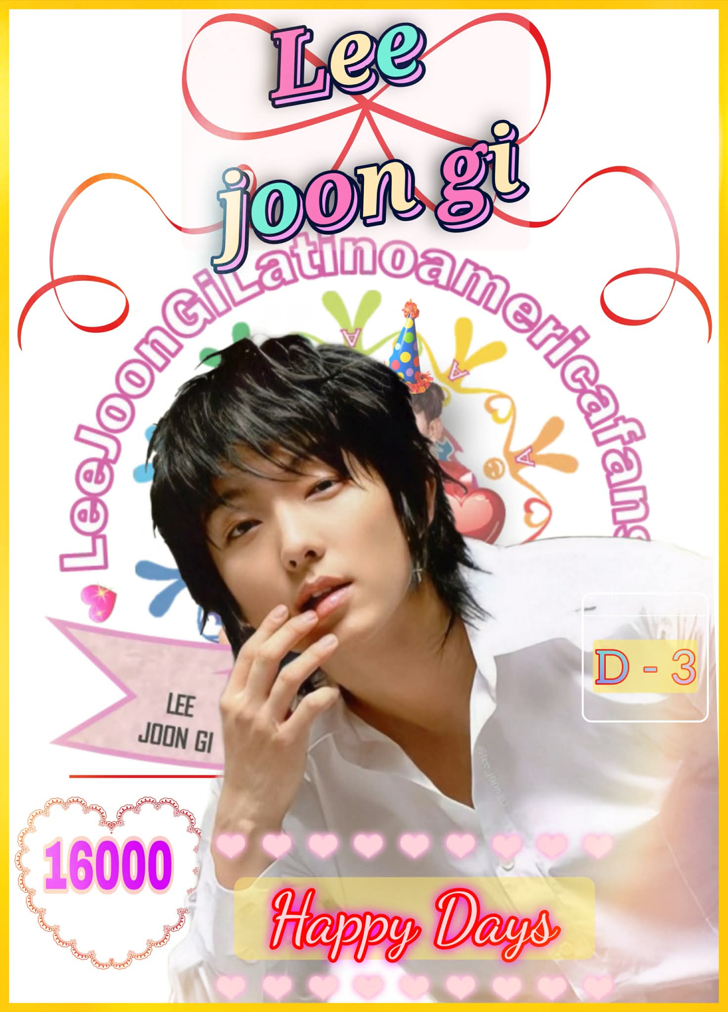 Recent activity shot of Lee Joongi