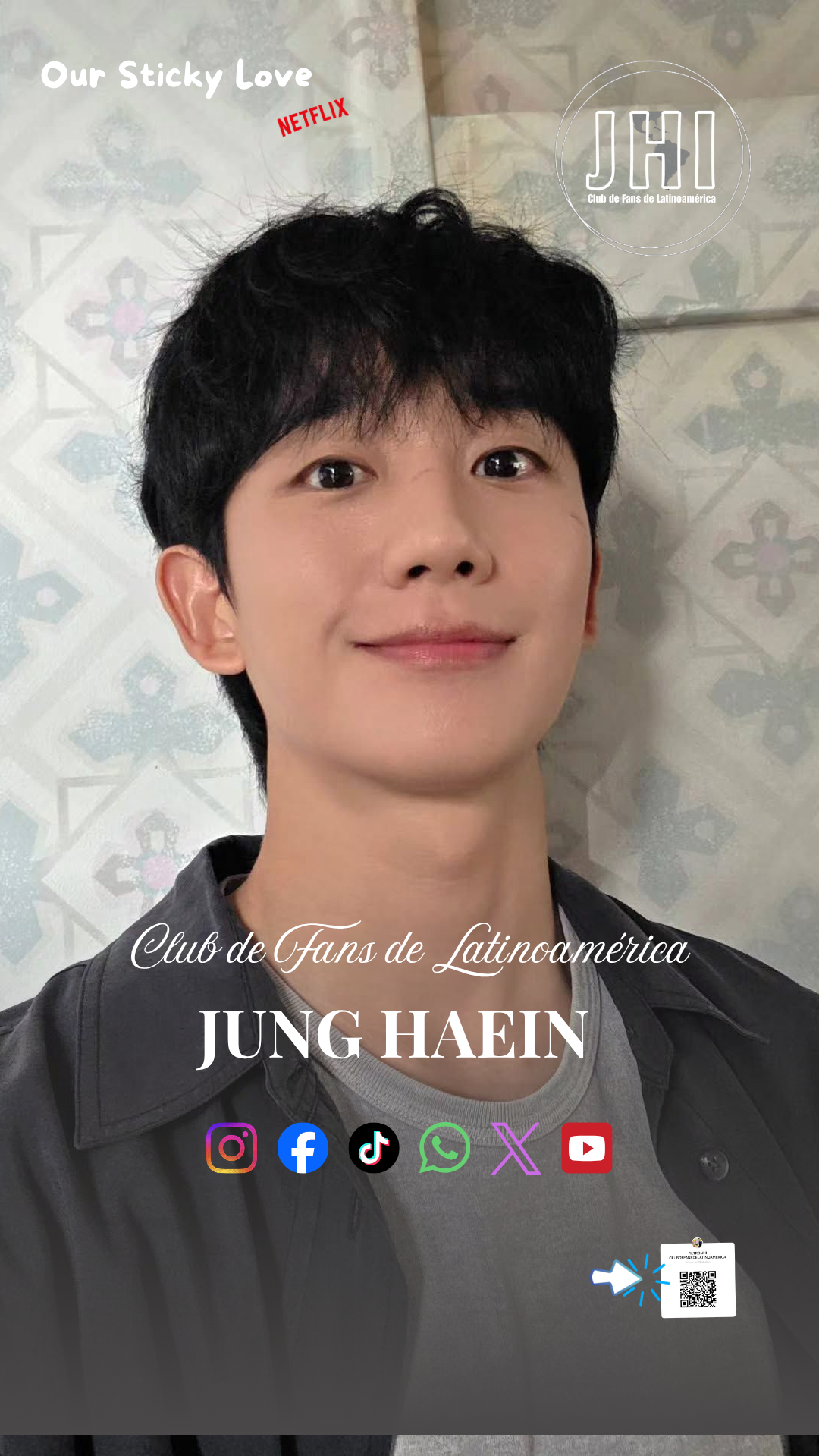 Emotional wallpaper shared by fans for Jung Haein