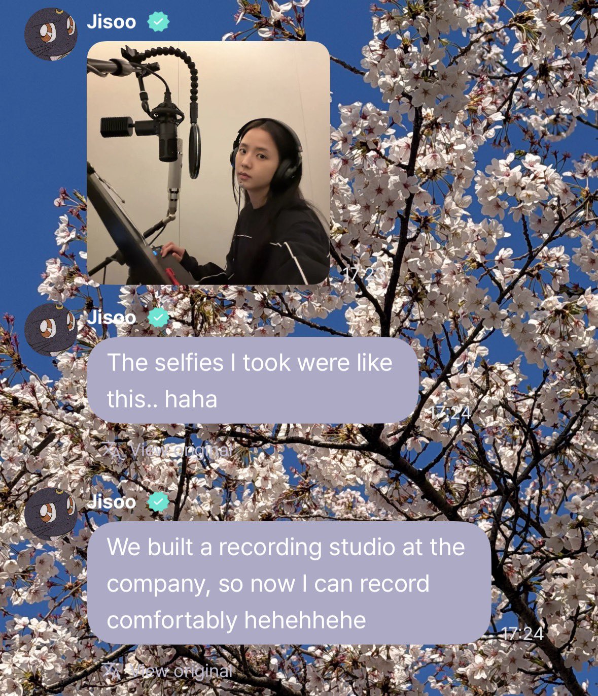 A moment captured by a fan of Jisoo (1995)