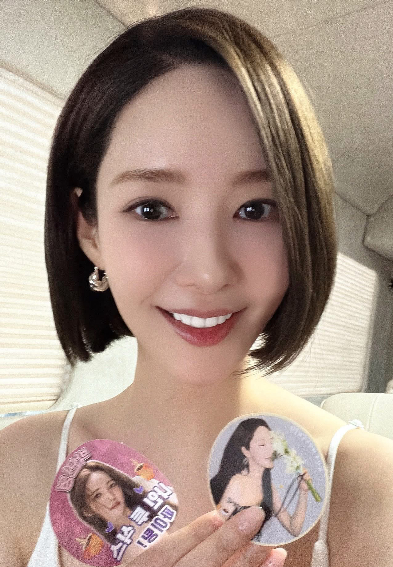 A moment captured by a fan of Park Minyoung
