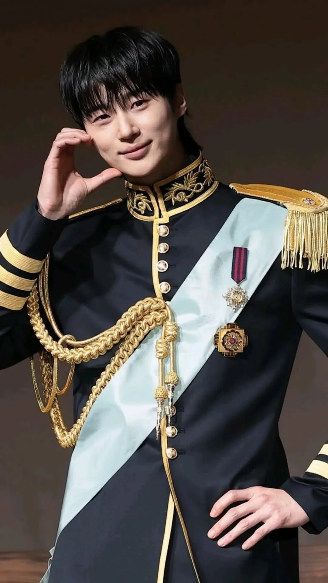 Recent activity shot of Byeon Wooseok