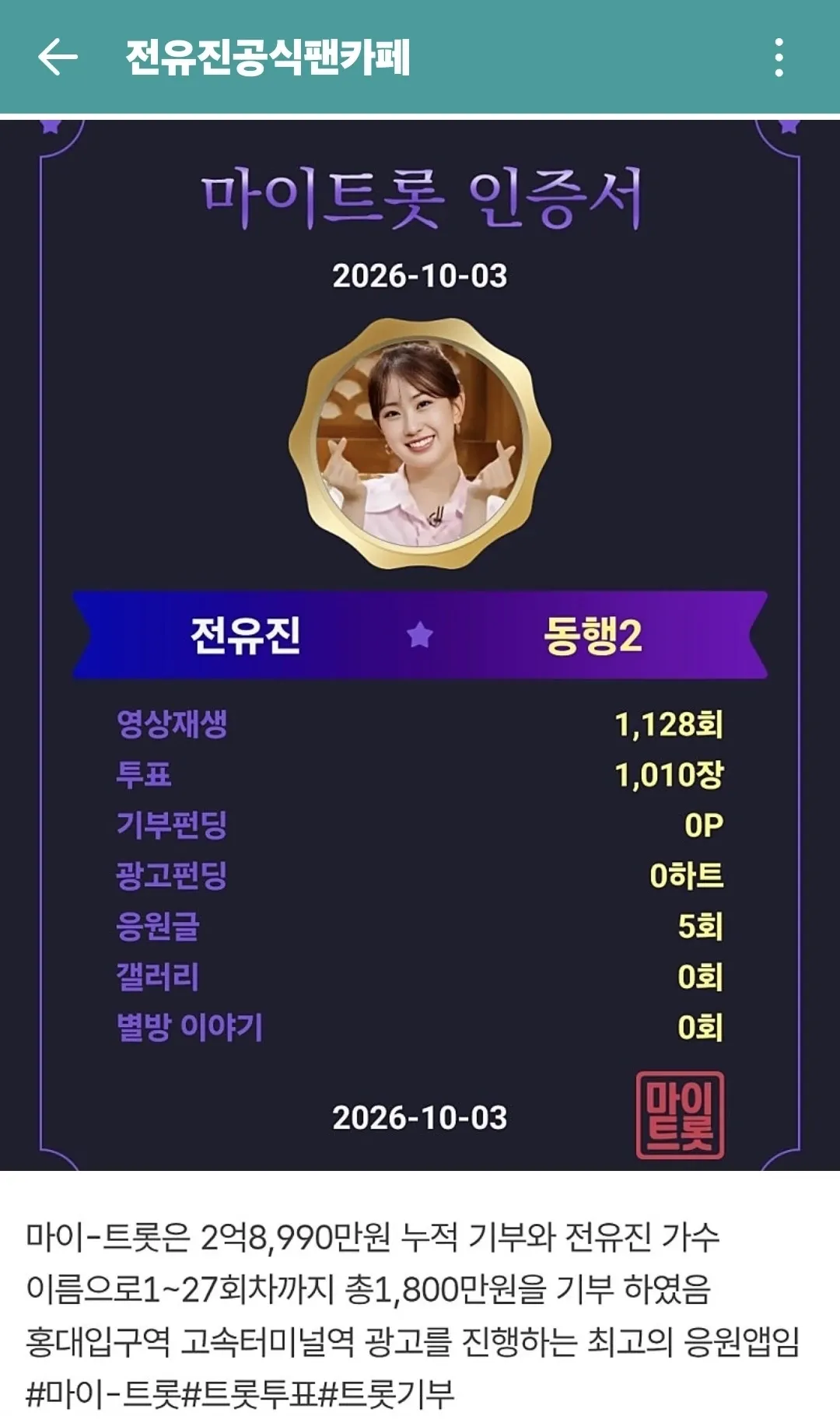 Foto kegiatan terbaru dari Jeon Yujin
