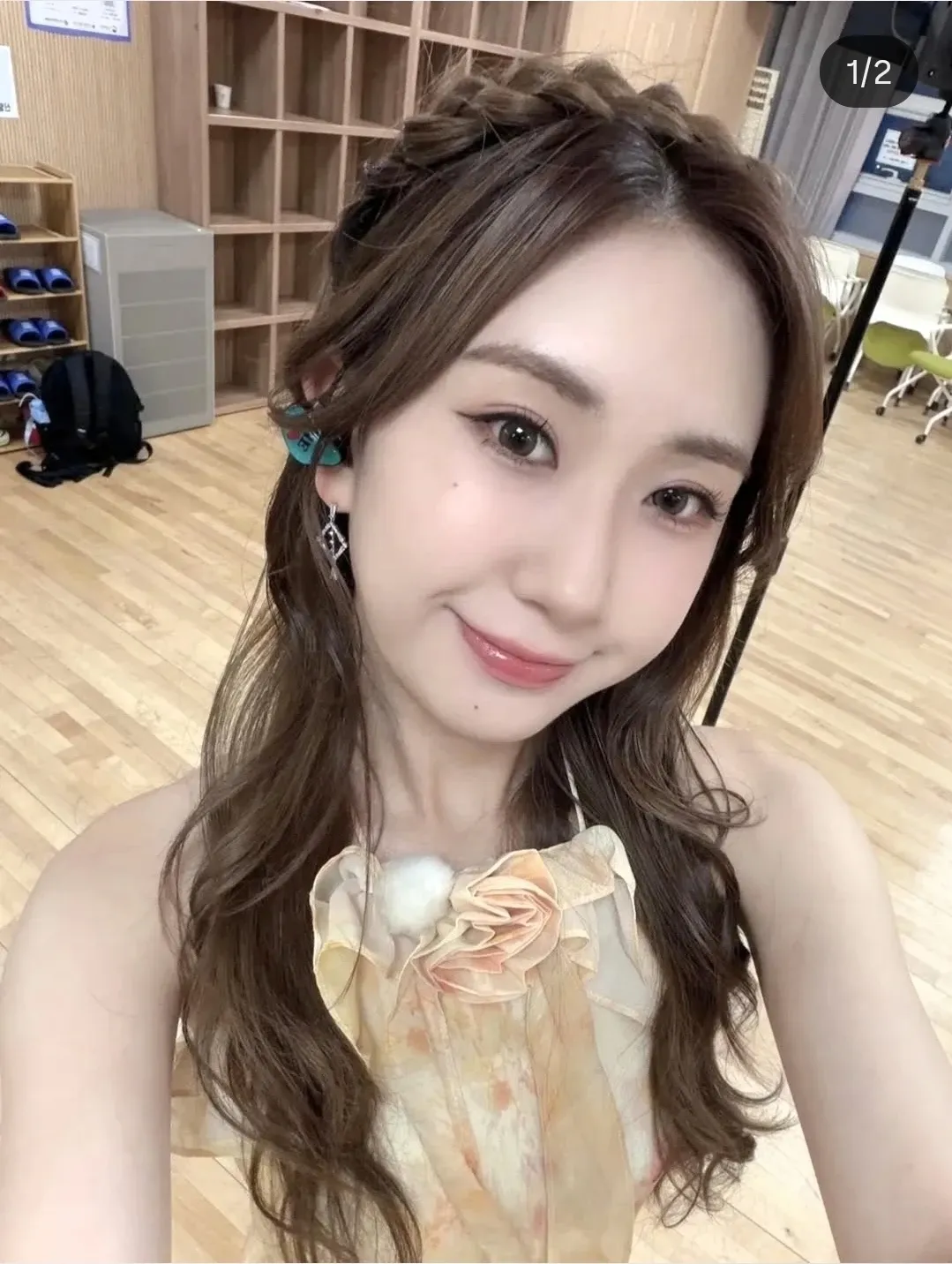 Momen yang diabadikan oleh penggemar Jeon Yujin