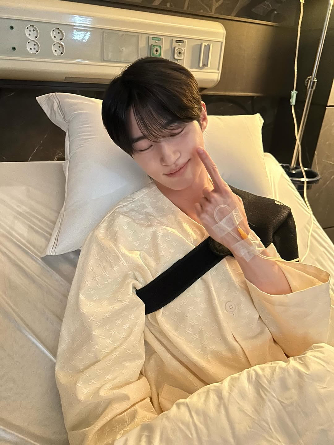 A moment captured by a fan of Byeon Wooseok