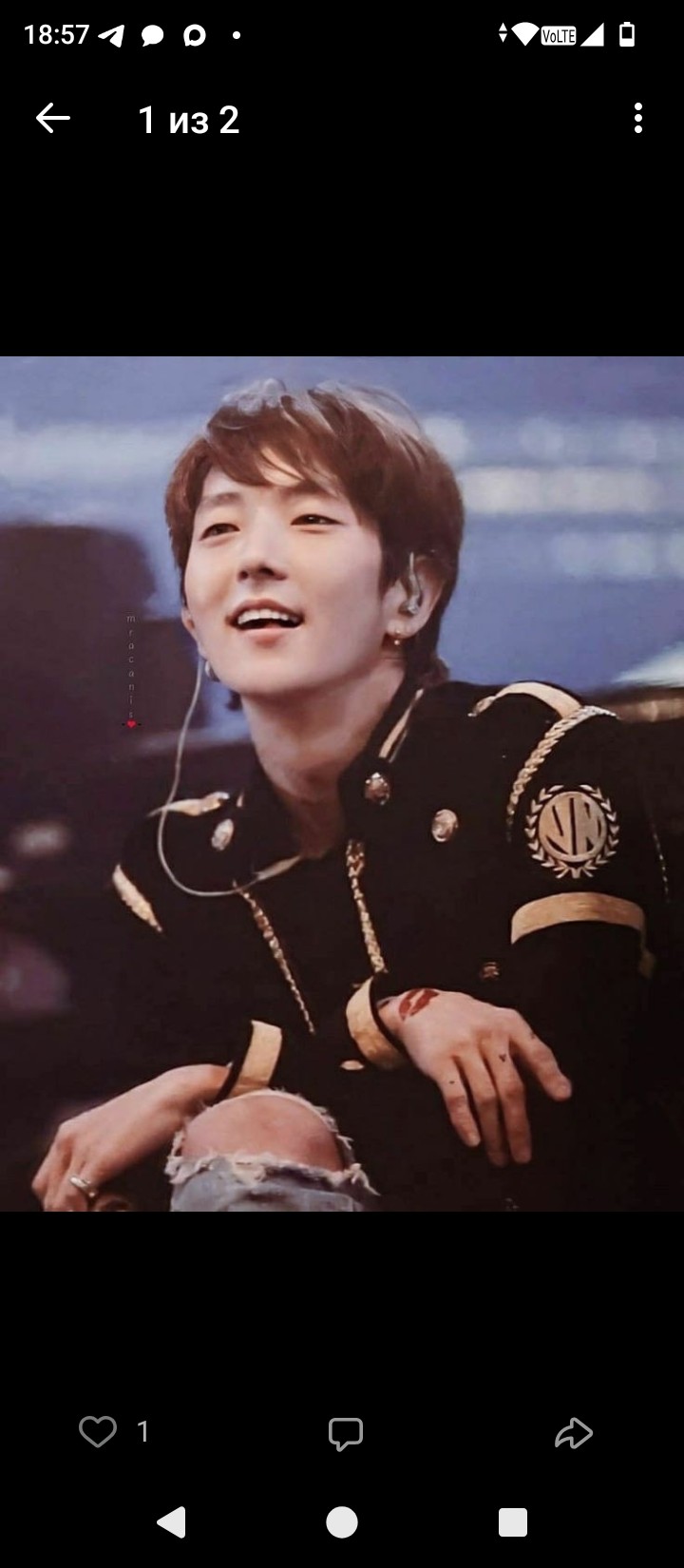 Behind-the-scenes cut of Lee Joongi