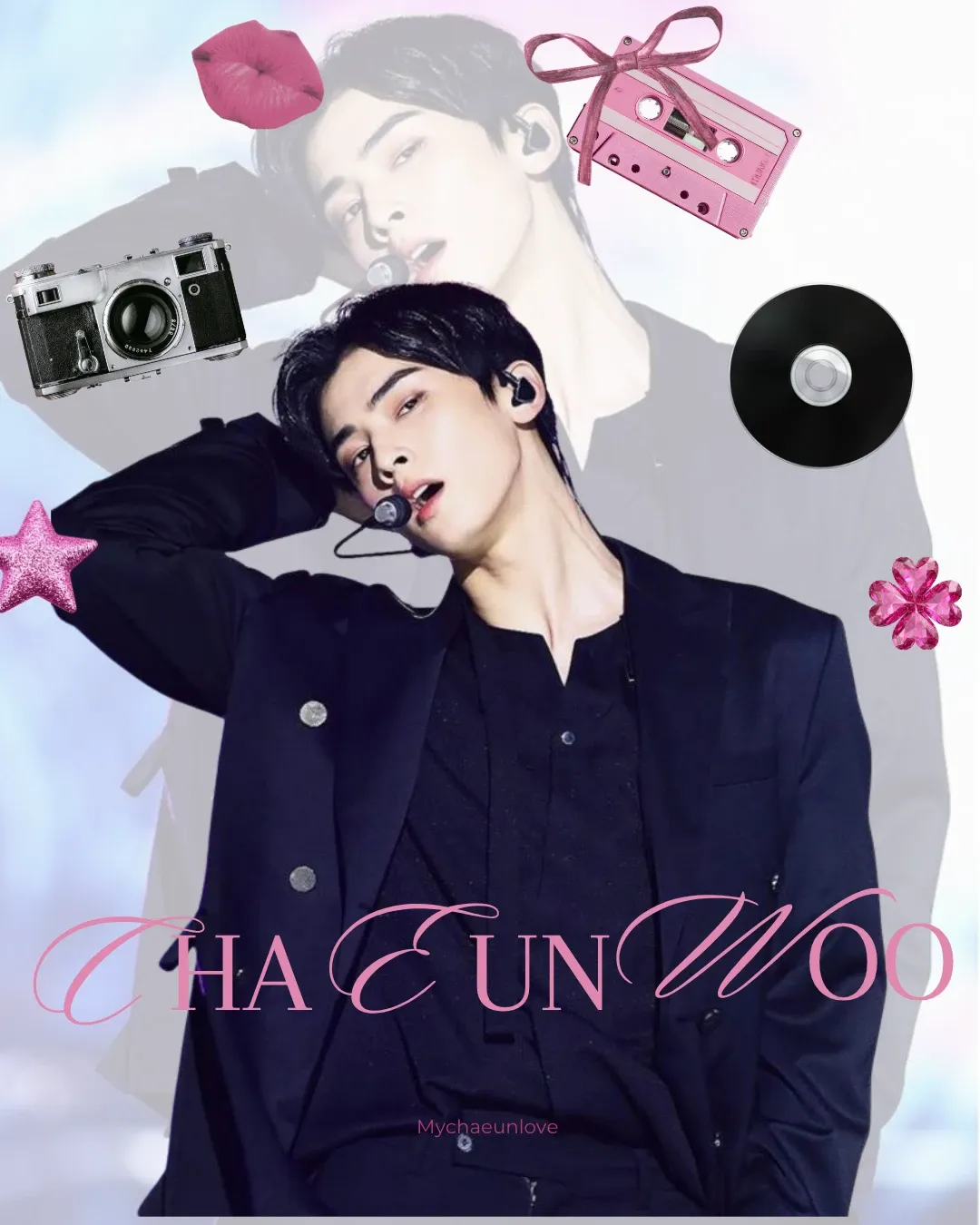 Behind-the-scenes cut of Cha Eunwoo