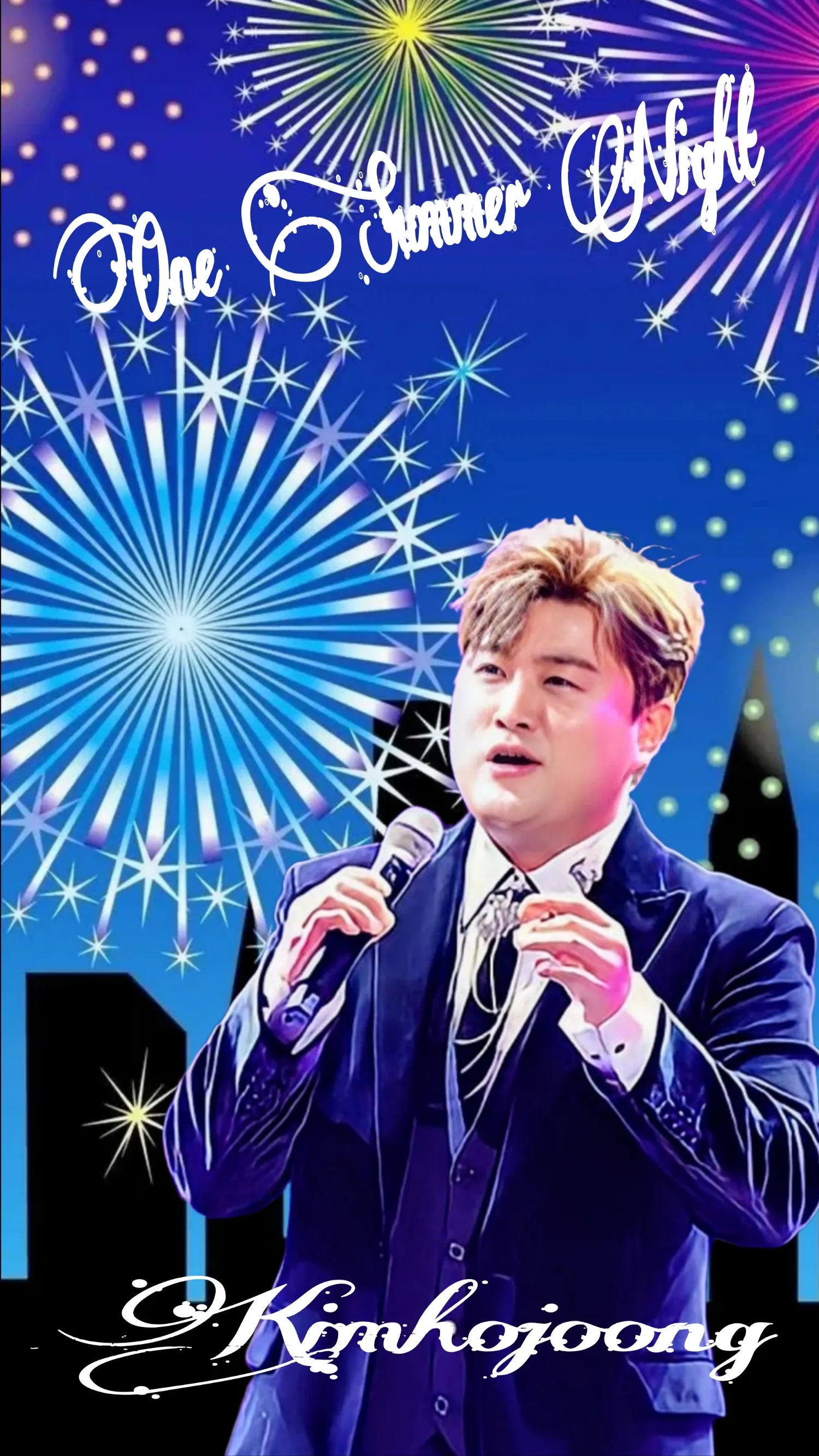 Emotional wallpaper shared by fans for Kim Hojoong