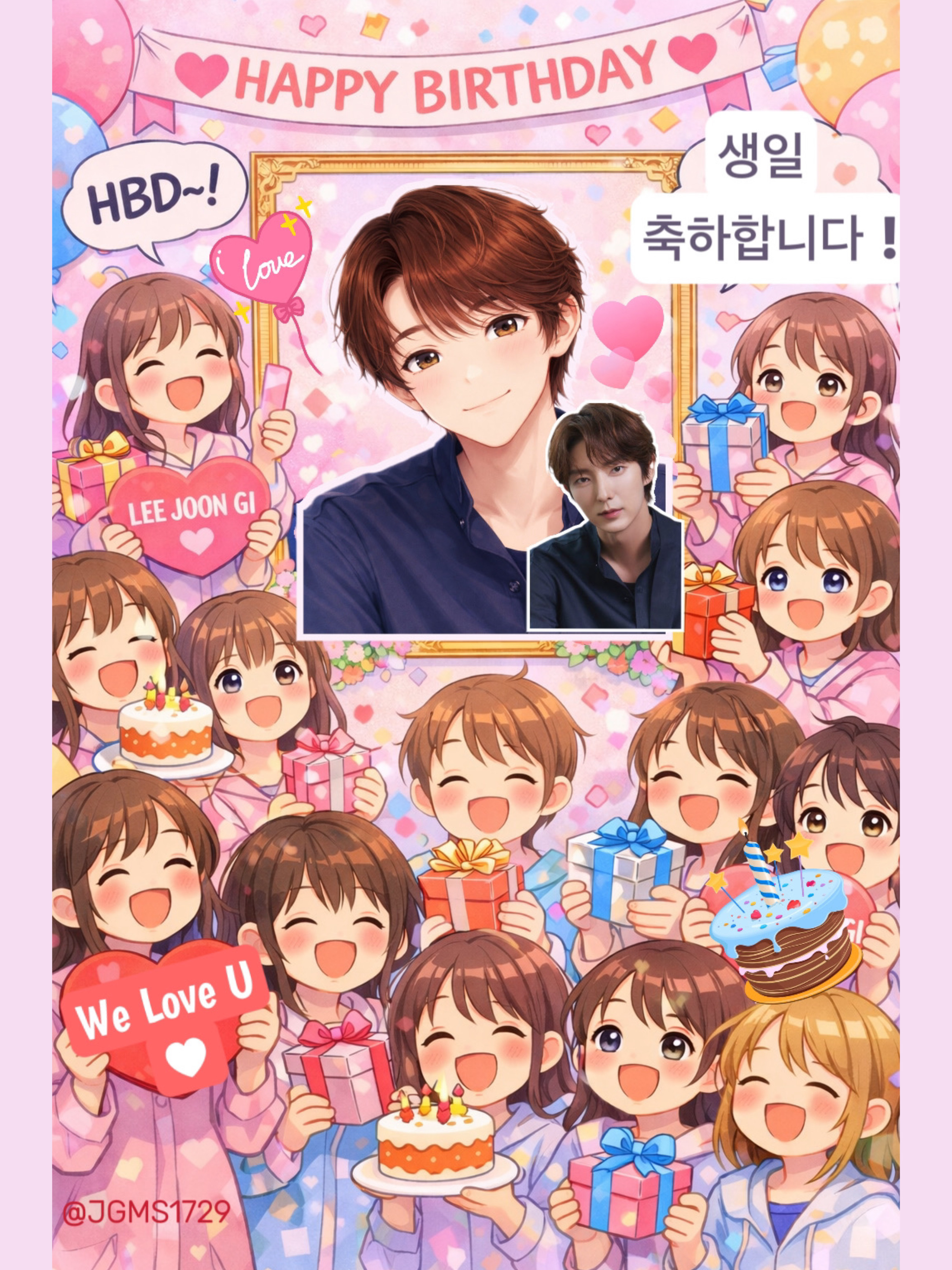 Behind-the-scenes cut of Lee Joongi