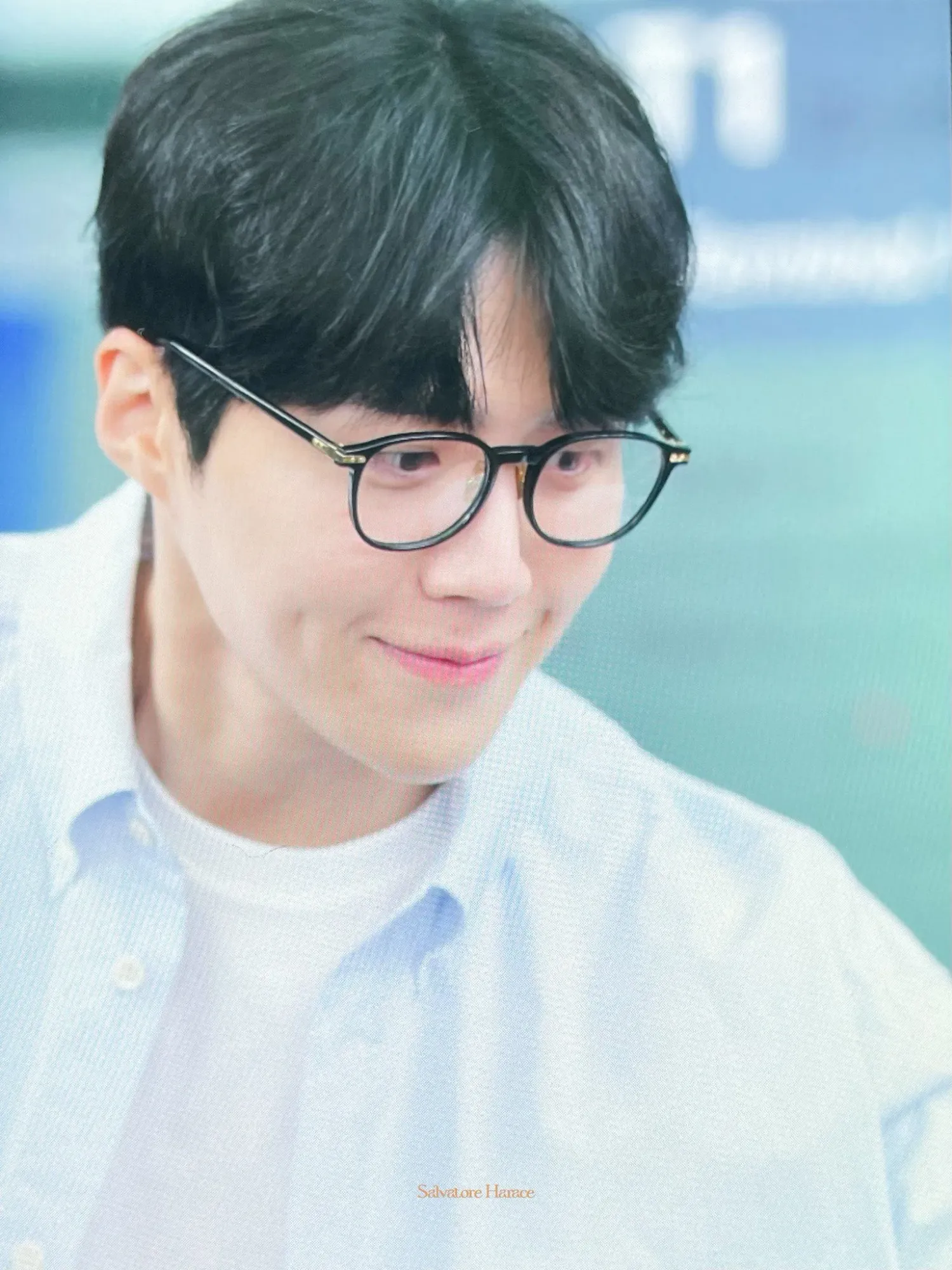 A moment captured by a fan of Kim Seonho