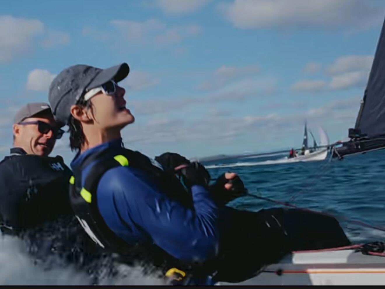 A moment captured by a fan of Wang Yibo