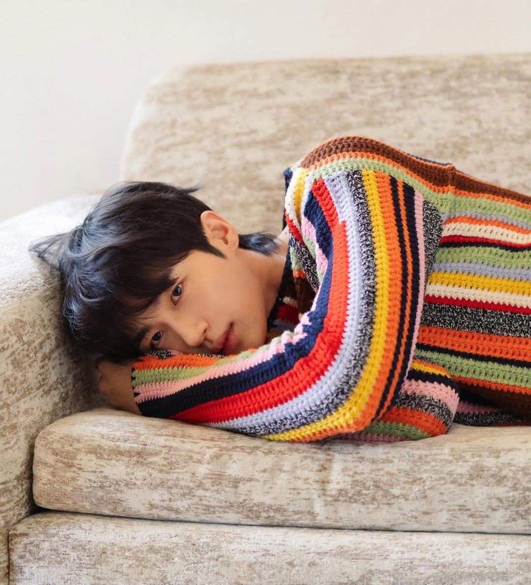 A moment captured by a fan of Byeon Wooseok