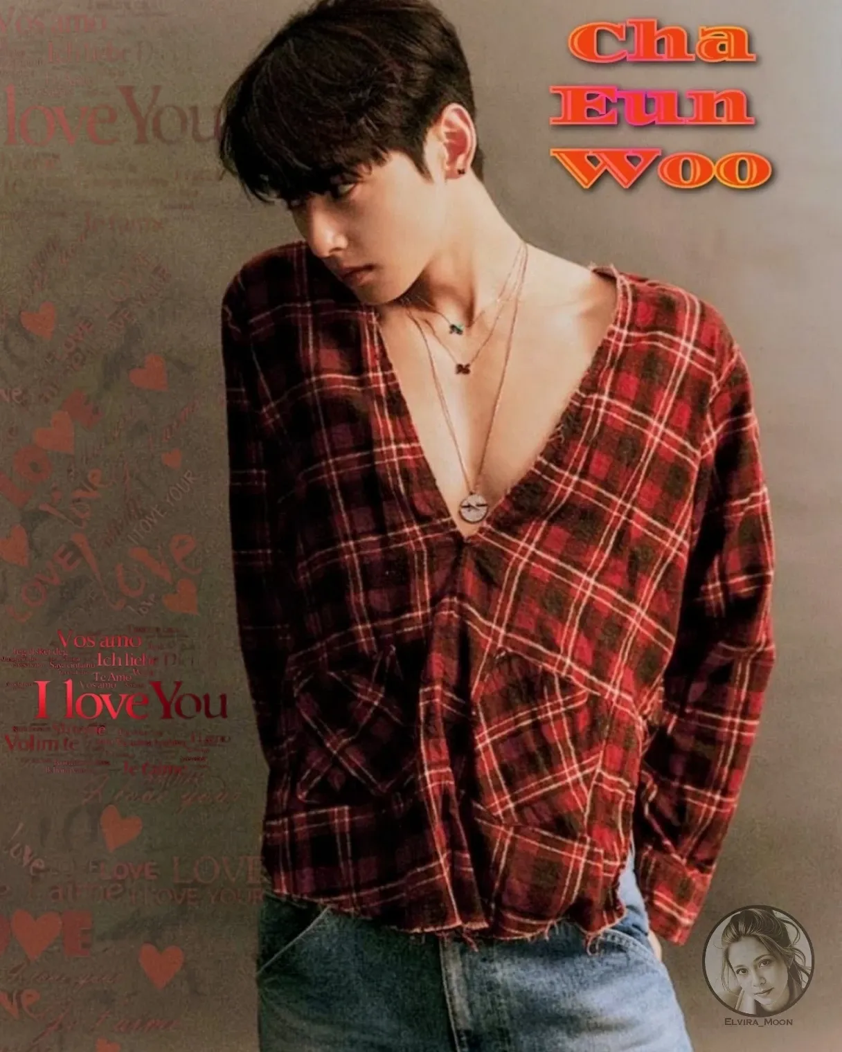 Behind-the-scenes cut of Cha Eunwoo