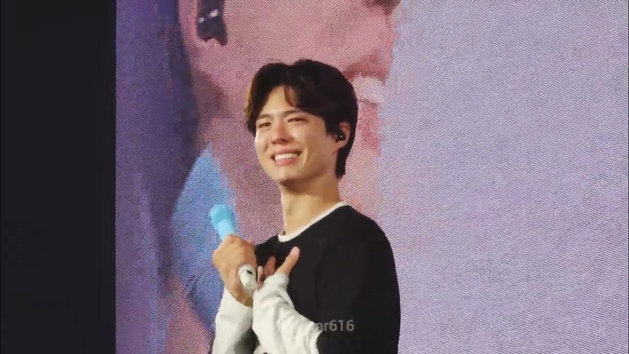 ファンが撮影したパク・ボゴムの瞬間