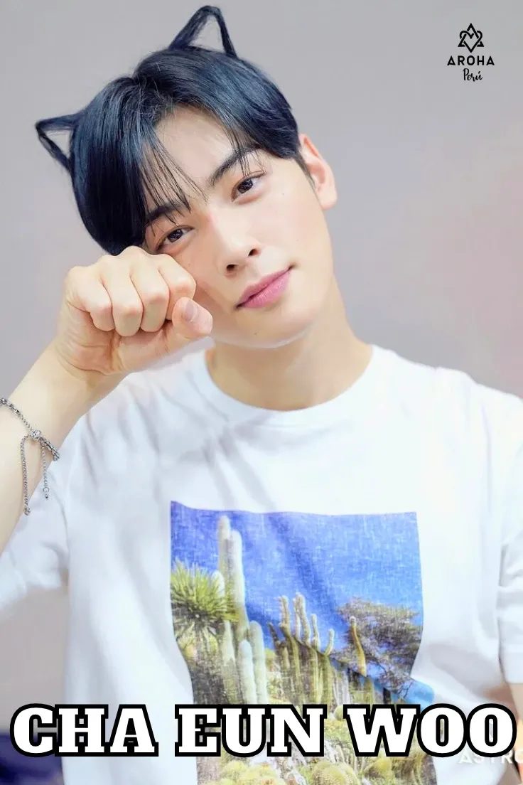 Behind-the-scenes cut of Cha Eunwoo